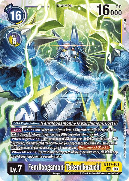 Fenriloogamon: Takemikazuchi [BT17-101] [Secret Crisis] | Devastation Store