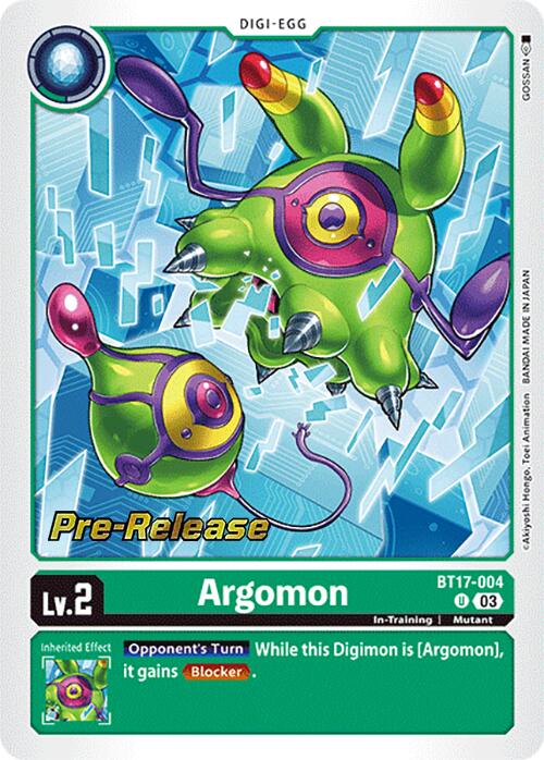 Argomon [BT17-004] [Secret Crisis Pre-Release Cards] | Devastation Store