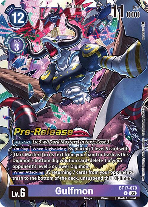 Gulfmon [BT17-070] [Secret Crisis Pre-Release Cards] | Devastation Store