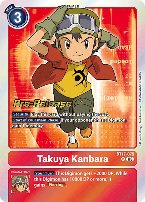 Takuya Kanbara [BT17-079] [Secret Crisis Pre-Release Cards] | Devastation Store