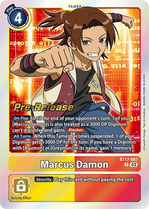 Marcus Damon [BT17-087] [Secret Crisis Pre-Release Cards] | Devastation Store