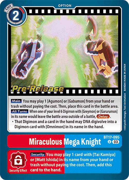 Miraculous Mega Knight [BT17-095] [Secret Crisis Pre-Release Cards] | Devastation Store