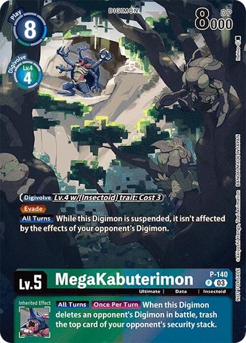 MegaKabuterimon [P-140] (Update Pack 2024) [Secret Crisis] | Devastation Store