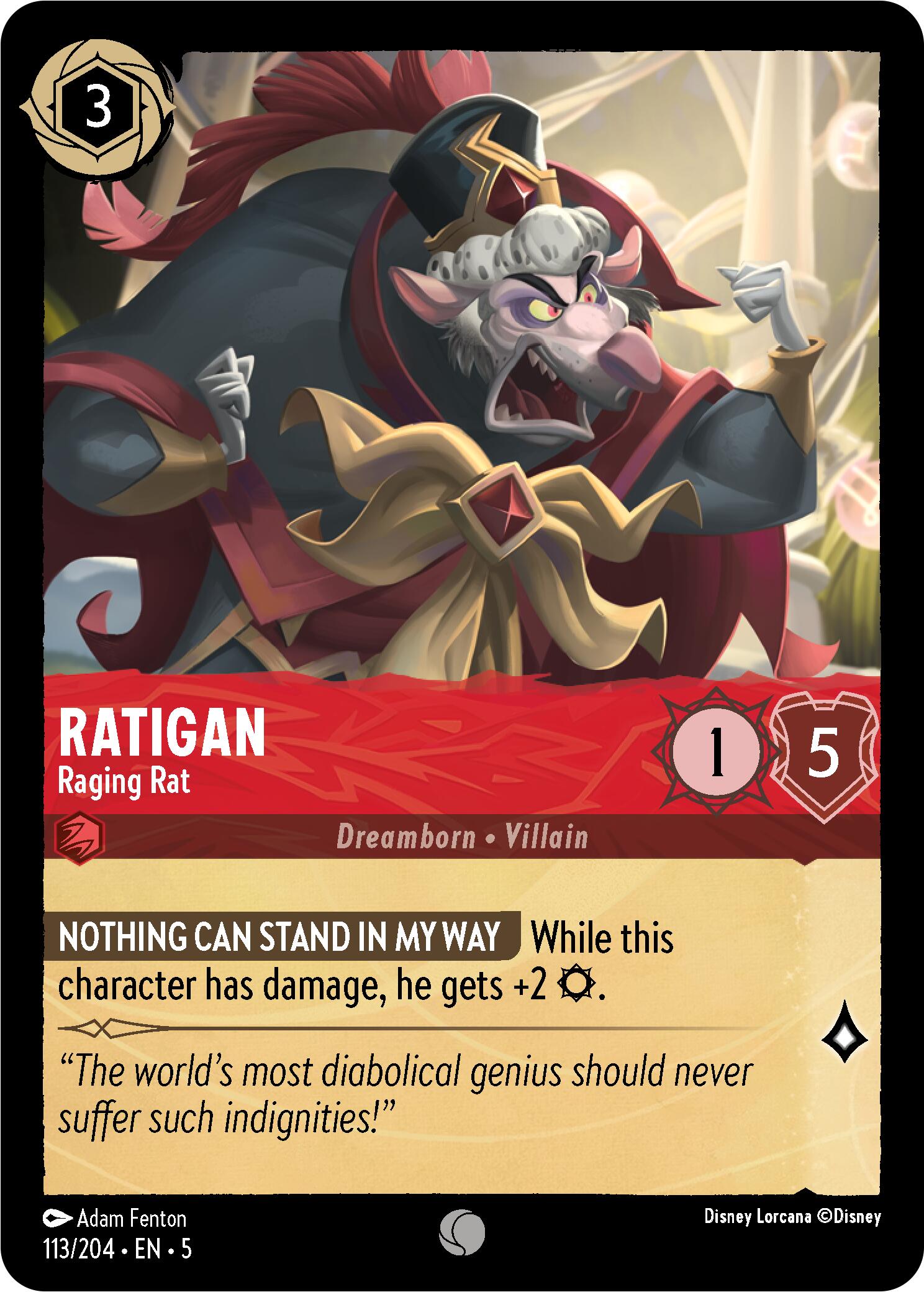 Ratigan - Raging Rat (113/204) [Shimmering Skies] | Devastation Store