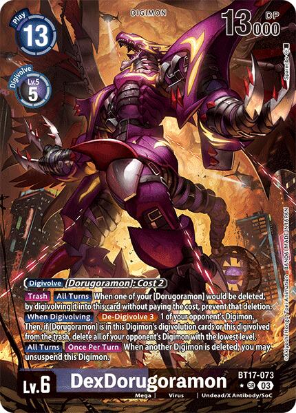 DexDorugamon [BT17-073] (Alternate Art) [Secret Crisis] | Devastation Store