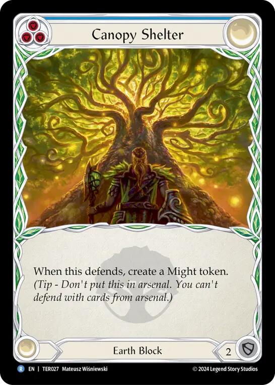 Canopy Shelter (Blue) [TER027] (1st Strike) | Devastation Store