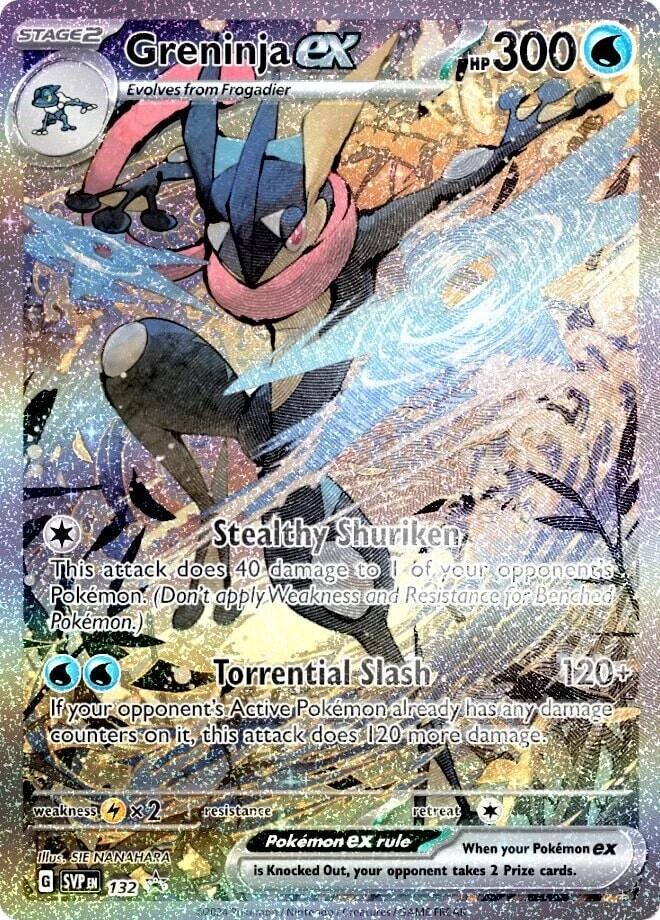 Greninja ex (132) [Scarlet & Violet: Black Star Promos] | Devastation Store