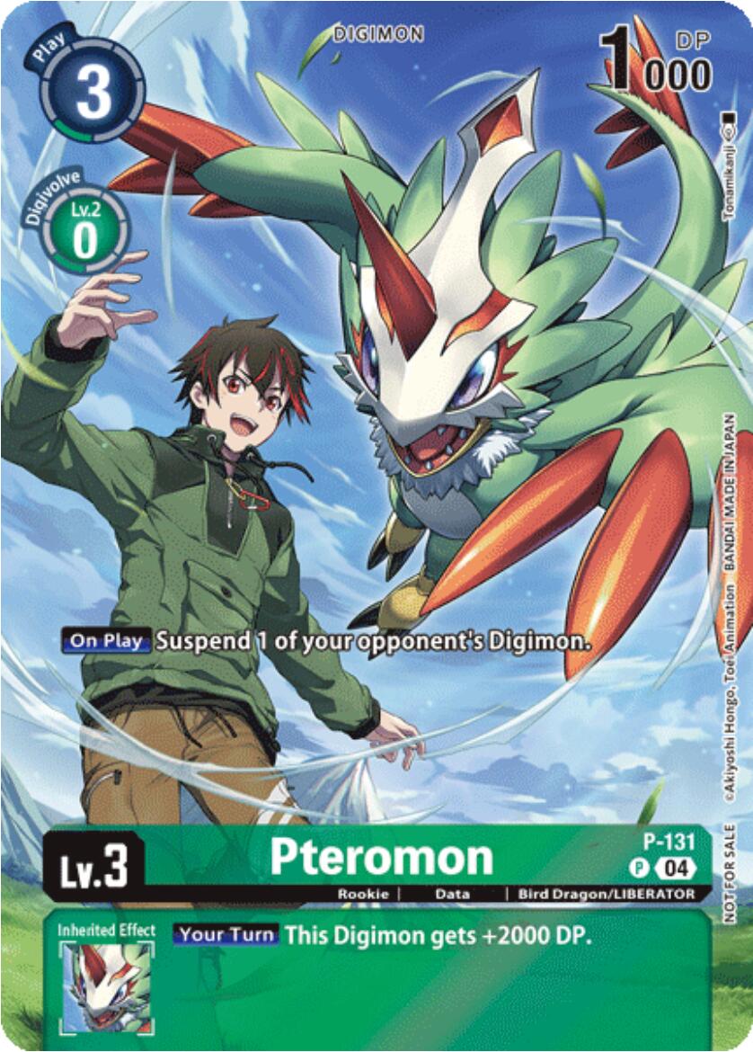 Pteromon [P-131] (Digimon Liberator Promotion) (Textured) [Promotional Cards] | Devastation Store