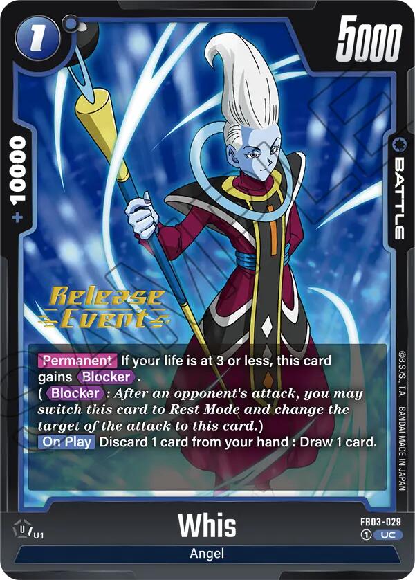 Whis [Raging Roar Release Event Cards] | Devastation Store