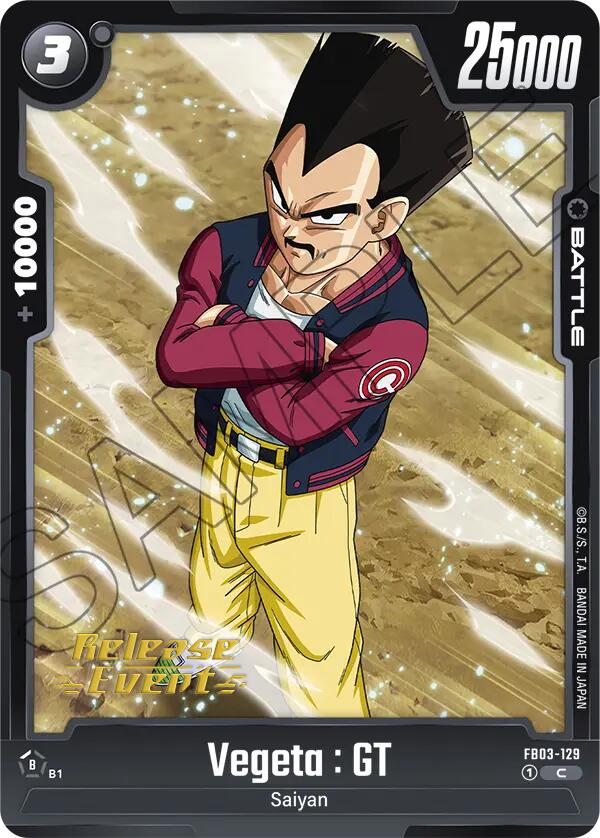 Vegeta : GT [Raging Roar Release Event Cards] | Devastation Store