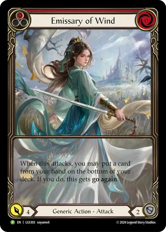 Emissary of Wind [LGS303] (Promo)  Rainbow Foil | Devastation Store