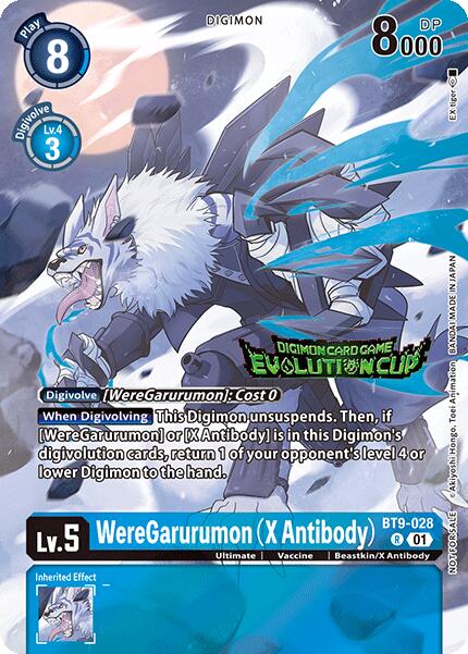 WereGarurumon (X Antibody) [BT9-028] (2024 Evolution Cup) [X Record Promos] | Devastation Store