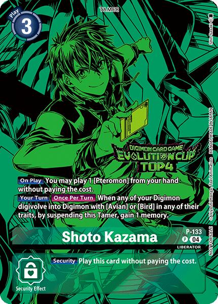 Shoto Kazama [P-133] (2024 Evolution Cup Top 4) [Promotional Cards] | Devastation Store