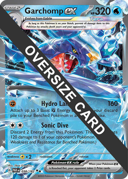 Garchomp ex (038) (Jumbo Card) [Scarlet & Violet: Paradox Rift] | Devastation Store