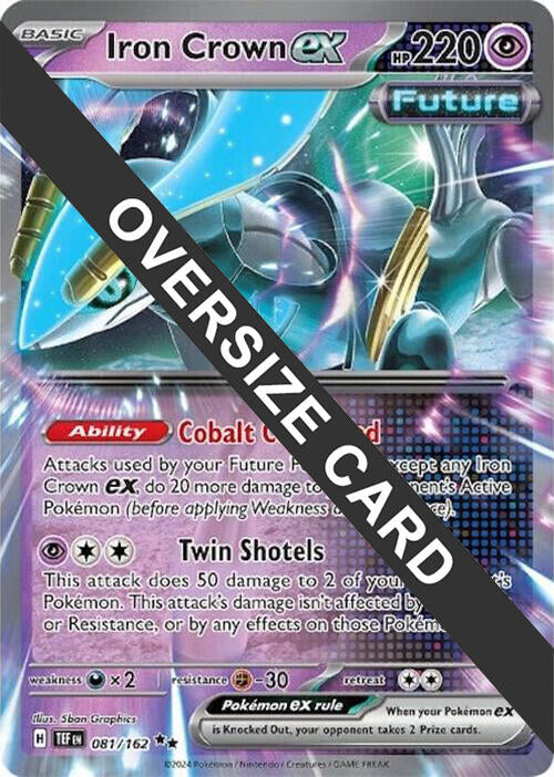 Iron Crown ex (081) (Jumbo Card) [Scarlet & Violet: Temporal Forces] | Devastation Store