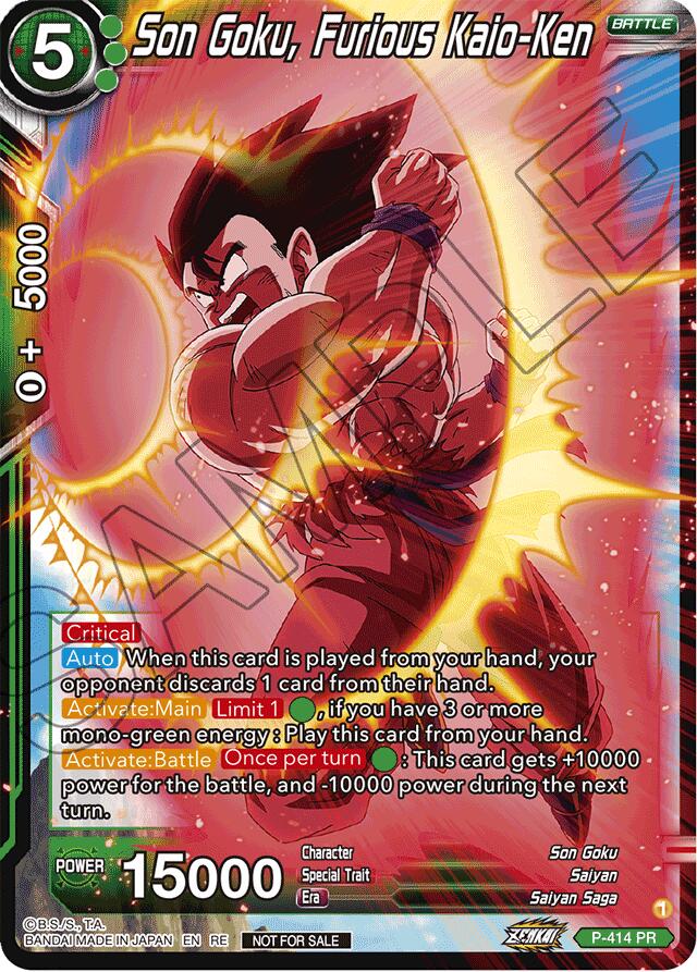 Son Goku, Furious Kaio-Ken (Deluxe Pack 2024 Vol.1) (P-414) [Promotion Cards] | Devastation Store