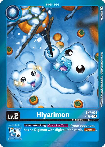 Hiyarimon [EX7-002] (Foil) [Digimon LIBERATOR] | Devastation Store