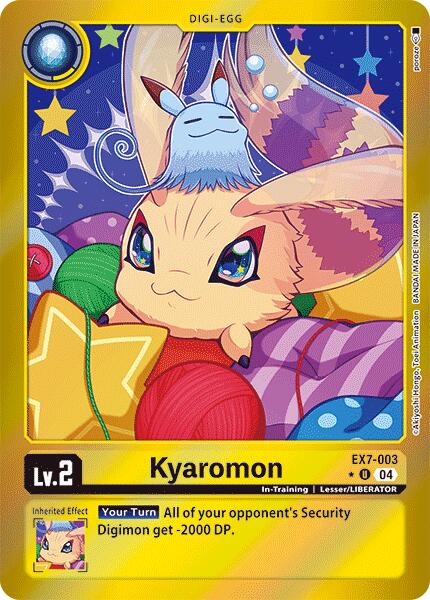 Kyaromon [EX7-003] (Foil) [Digimon LIBERATOR] | Devastation Store