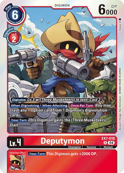 Deputymon [EX7-010] [Digimon LIBERATOR] | Devastation Store