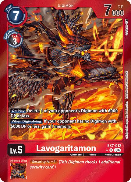 Lavogaritamon [EX7-012] (Foil) [Digimon LIBERATOR] | Devastation Store