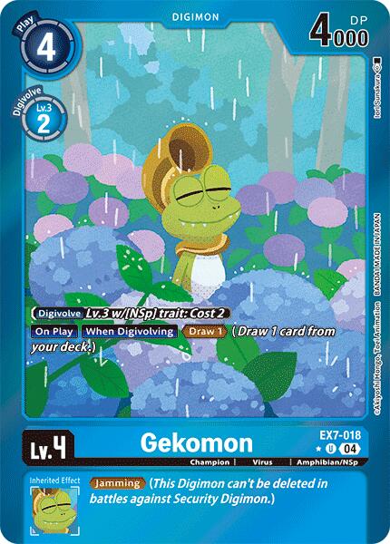 Gekomon [EX7-018] (Foil) [Digimon LIBERATOR] | Devastation Store