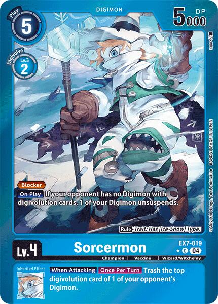 Sorcermon [EX7-019] (Foil) [Digimon LIBERATOR] | Devastation Store