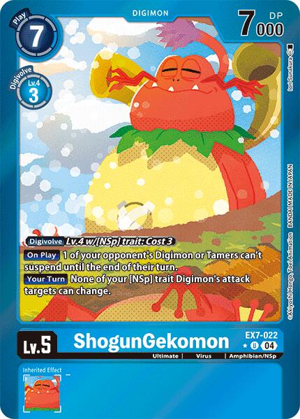 ShogunGekomon [EX7-022] (Foil) [Digimon LIBERATOR] | Devastation Store