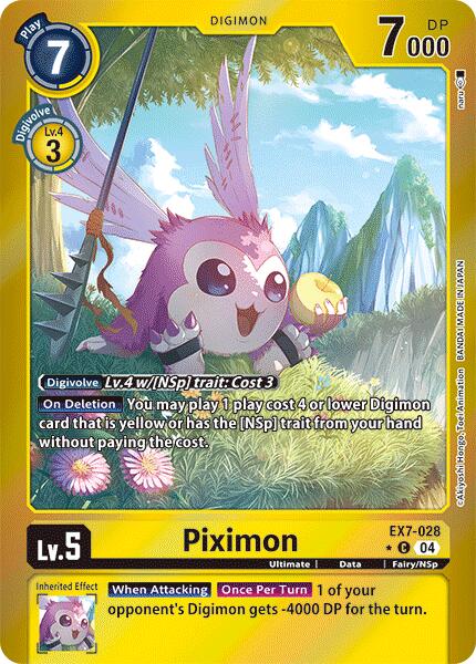 Piximon [EX7-028] (Foil) [Digimon LIBERATOR] | Devastation Store