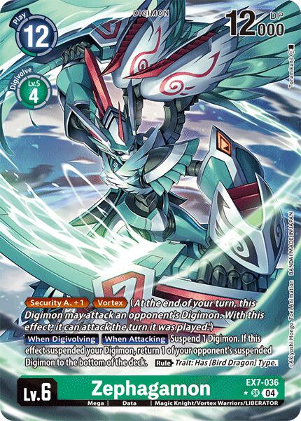 Zephagamon [EX7-036] (Alternate Art) [Digimon LIBERATOR] | Devastation Store