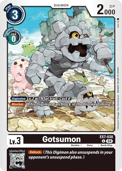 Gotsumon [EX7-038] [Digimon LIBERATOR] | Devastation Store