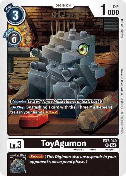 ToyAgumon [EX7-040] - EX7-040 [Digimon LIBERATOR] | Devastation Store