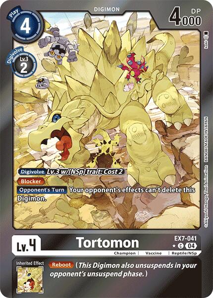 Tortomon [EX7-041] (Foil) [Digimon LIBERATOR] | Devastation Store