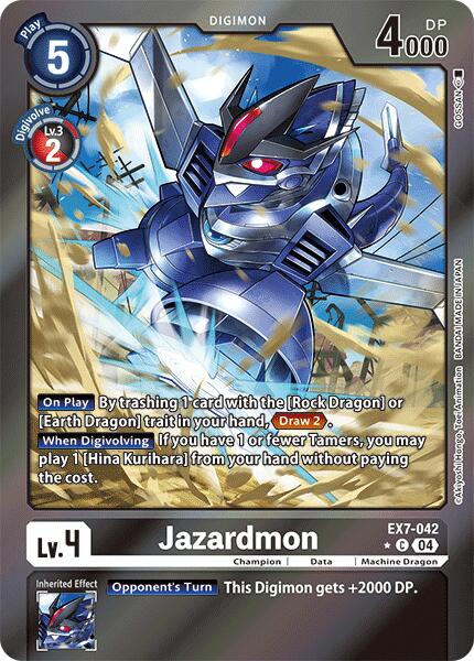 Jazardmon [EX7-042] (Foil) [Digimon LIBERATOR] | Devastation Store