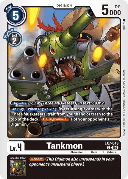 Tankmon [EX7-043] [Digimon LIBERATOR] | Devastation Store