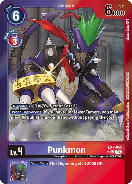 Punkmon [EX7-055] (Foil) [Digimon LIBERATOR] | Devastation Store