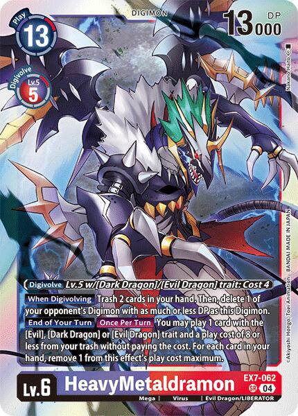 HeavyMetaldramon [EX7-062] [Digimon LIBERATOR] | Devastation Store