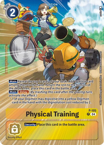 Physical Training [P-105] (Starter Deck 19 Exclusive) [Digimon Promotion Cards] | Devastation Store