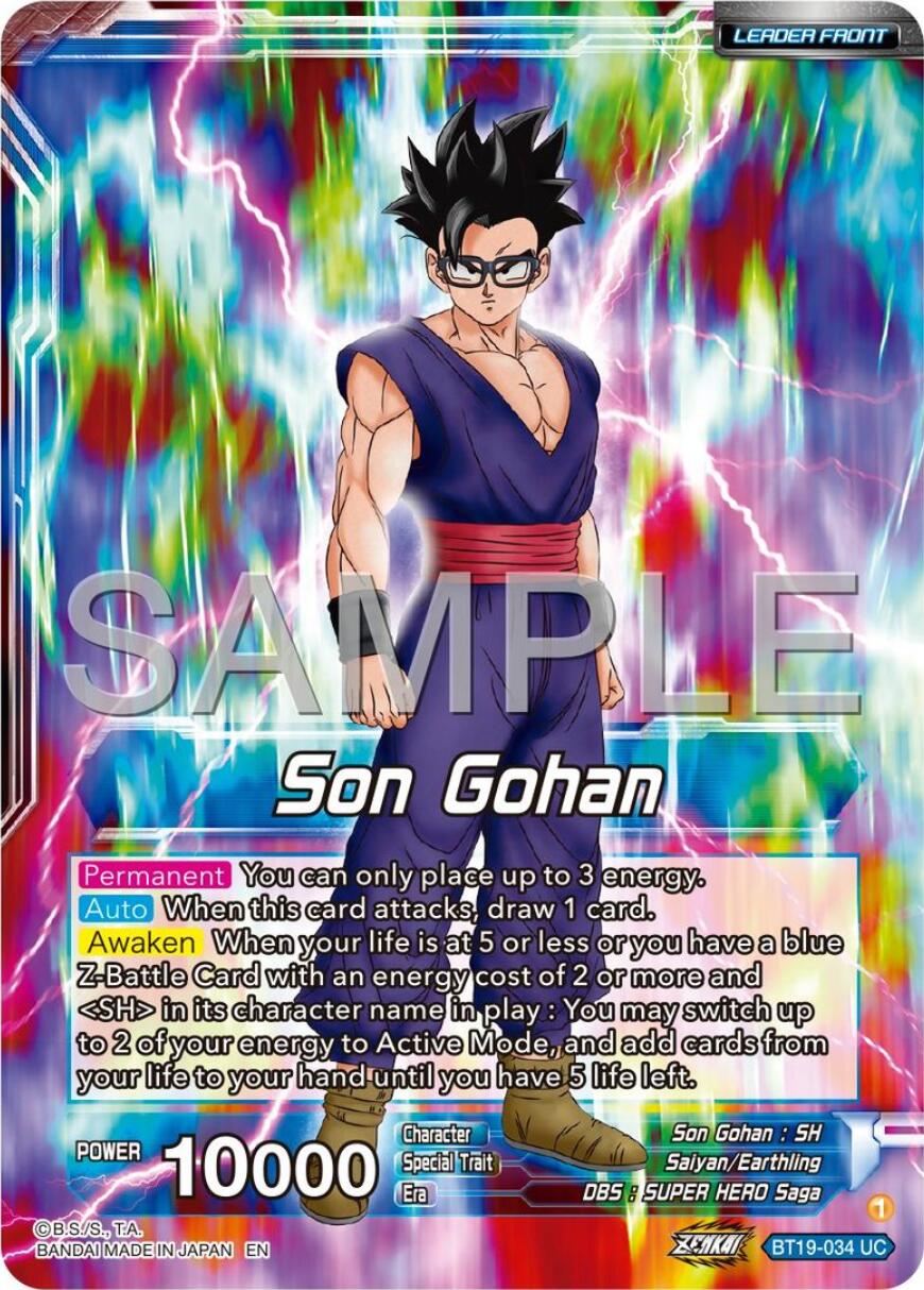 Son Gohan // Son Gohan, Former Glory Regained (BT19-034) [Premium 7th Anniversary Box 2024] | Devastation Store