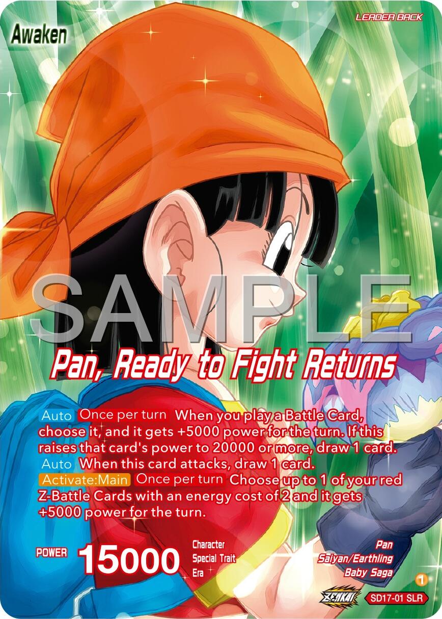 Pan // Pan, Ready to Fight Returns (SD17-01) [Premium 7th Anniversary Box 2024] | Devastation Store