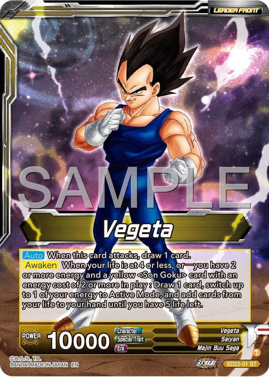 Vegeta // SS Vegeta, Fighting Instincts (SD22-01) [Premium 7th Anniversary Box 2024] | Devastation Store