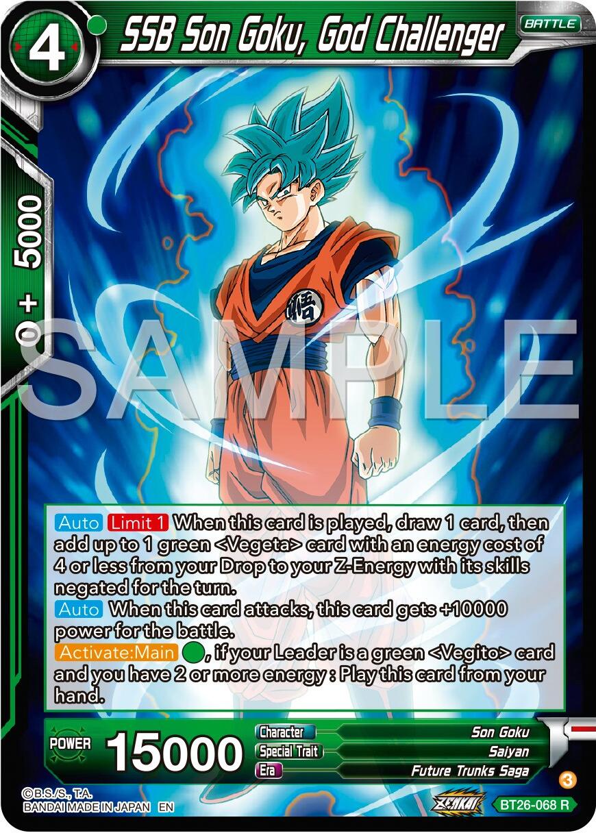 SSB Son Goku, God Challenger (BT26-068) [Ultimate Advent] | Devastation Store