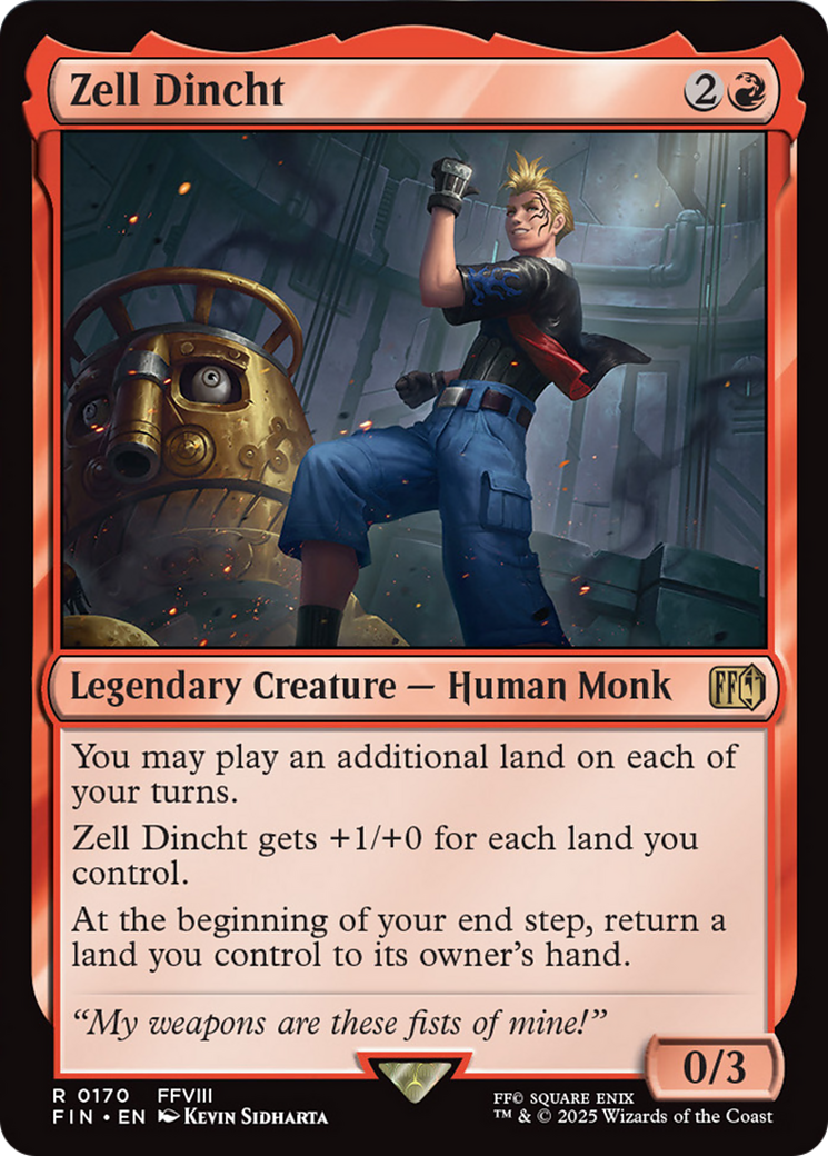 Zell Dincht [FINAL FANTASY] | Devastation Store