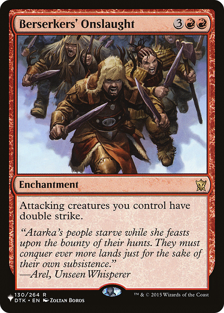 Berserkers' Onslaught [The List Reprints] | Devastation Store