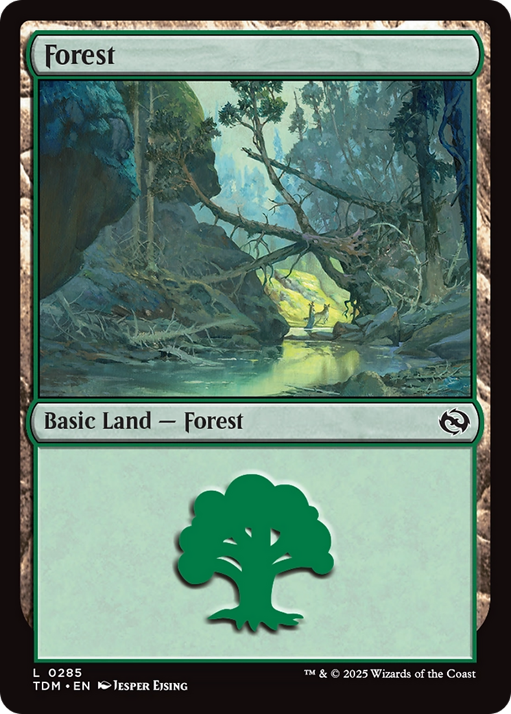 Forest (0285) [Tarkir: Dragonstorm] | Devastation Store