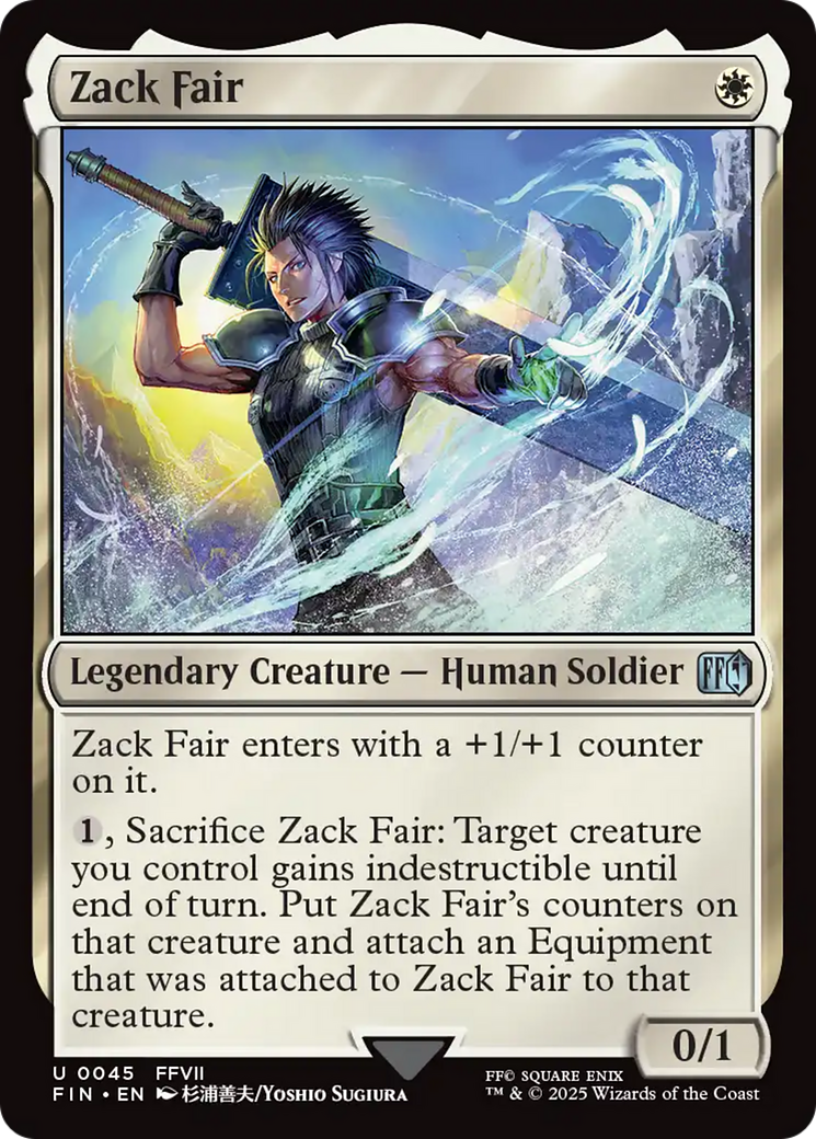Zack Fair [FINAL FANTASY Commander] | Devastation Store