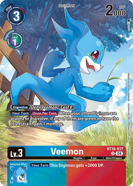 Veemon [BT16-017] (Legend Pack 2024) [Beginning Observer] | Devastation Store