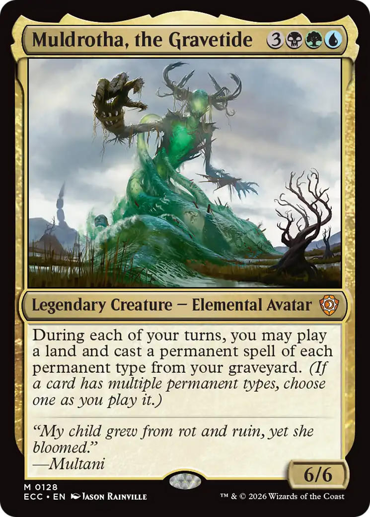 Muldrotha, the Gravetide [Lorwyn Eclipsed Commander] | Devastation Store