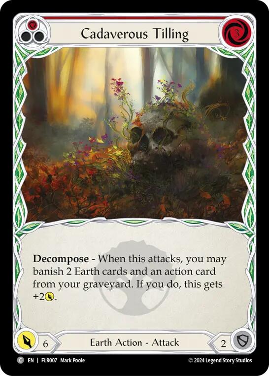 Cadaverous Tilling (Red) [FLR007] (Rosetta Florian Blitz Deck) | Devastation Store