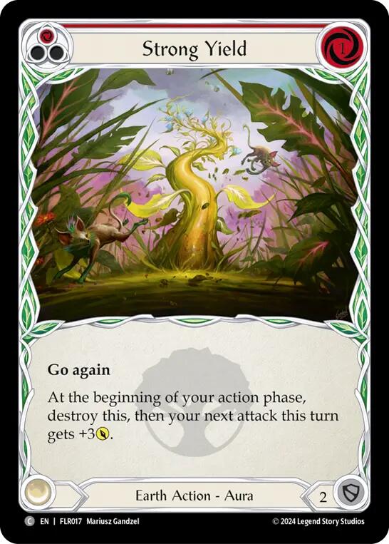 Strong Yield (Red) [FLR017] (Rosetta Florian Blitz Deck) | Devastation Store