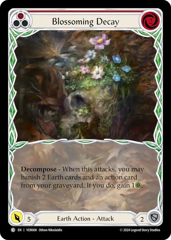 Blossoming Decay (Red) [VER008] (Rosetta Verdance Blitz Deck) | Devastation Store